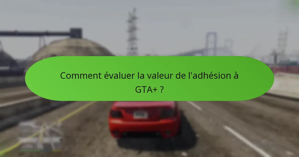 Quels bonus continus sont disponibles via GTA+ ?