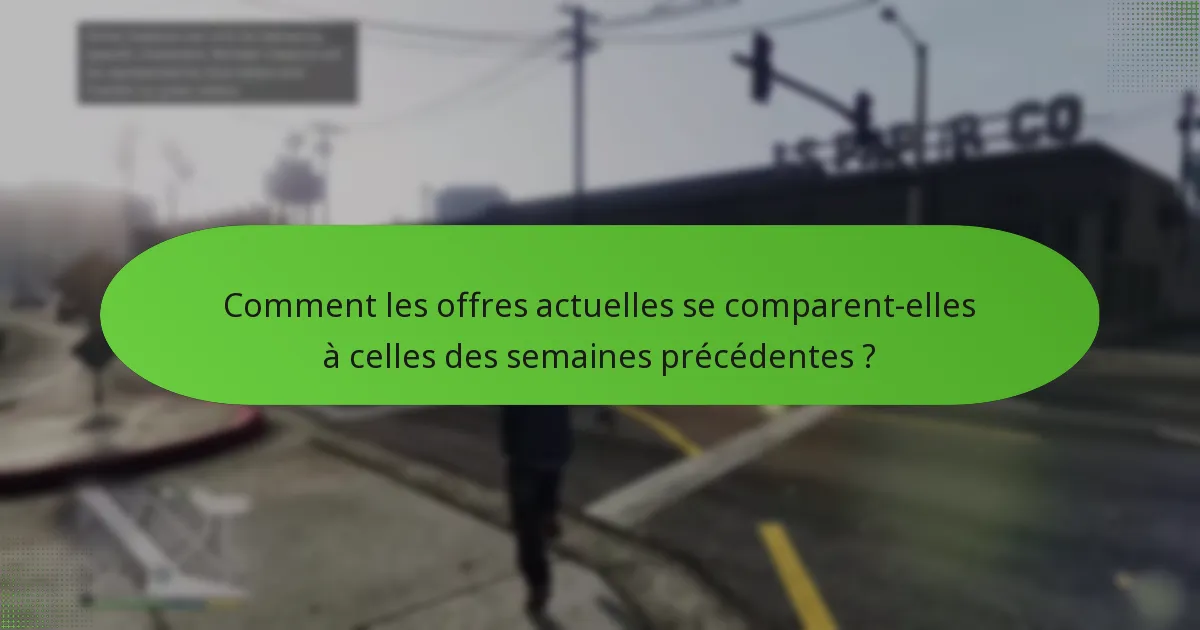 Quels sont les critères d’éligibilité pour les offres spéciales hebdomadaires ?