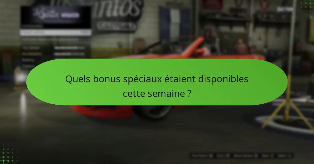 Quels objets ou améliorations valent la peine d’être achetés avec des GTA$ cette semaine ?