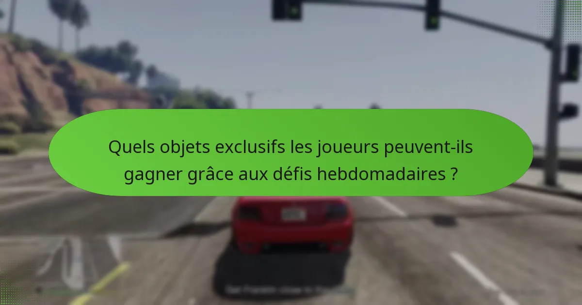 Comment les joueurs peuvent-ils réussir à compléter les défis hebdomadaires ?